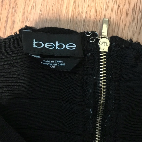 Bebe CUTOUT DETAIL BANDAGE TOP - Picture 2 of 8